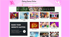 Desktop Screenshot of datinggameonline.com