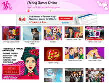 Tablet Screenshot of datinggameonline.com